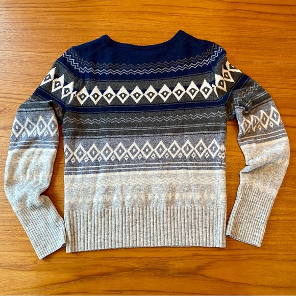 LAST CHANCE J. Crew wool fair isle sweater - Picture 2 of 4